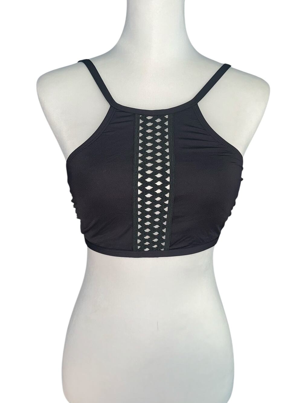 Kenneth Cole New York Women's Bikini Top Black  XS